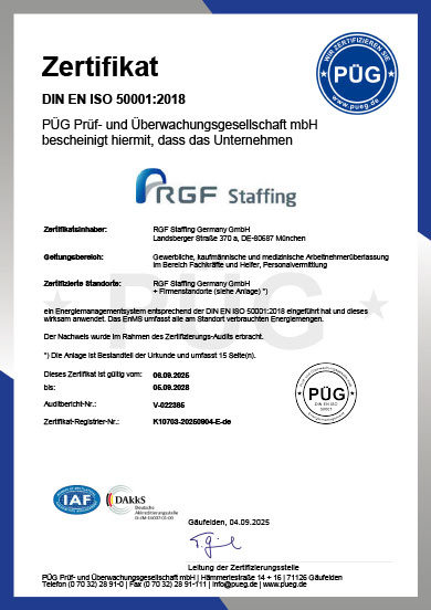Umweltbewusstsein Zertifizierung nach DIN EN ISO 14001 & DIN EN ISO 50001 Gepr&uuml;ftes Umwelt- und Energiemanagement